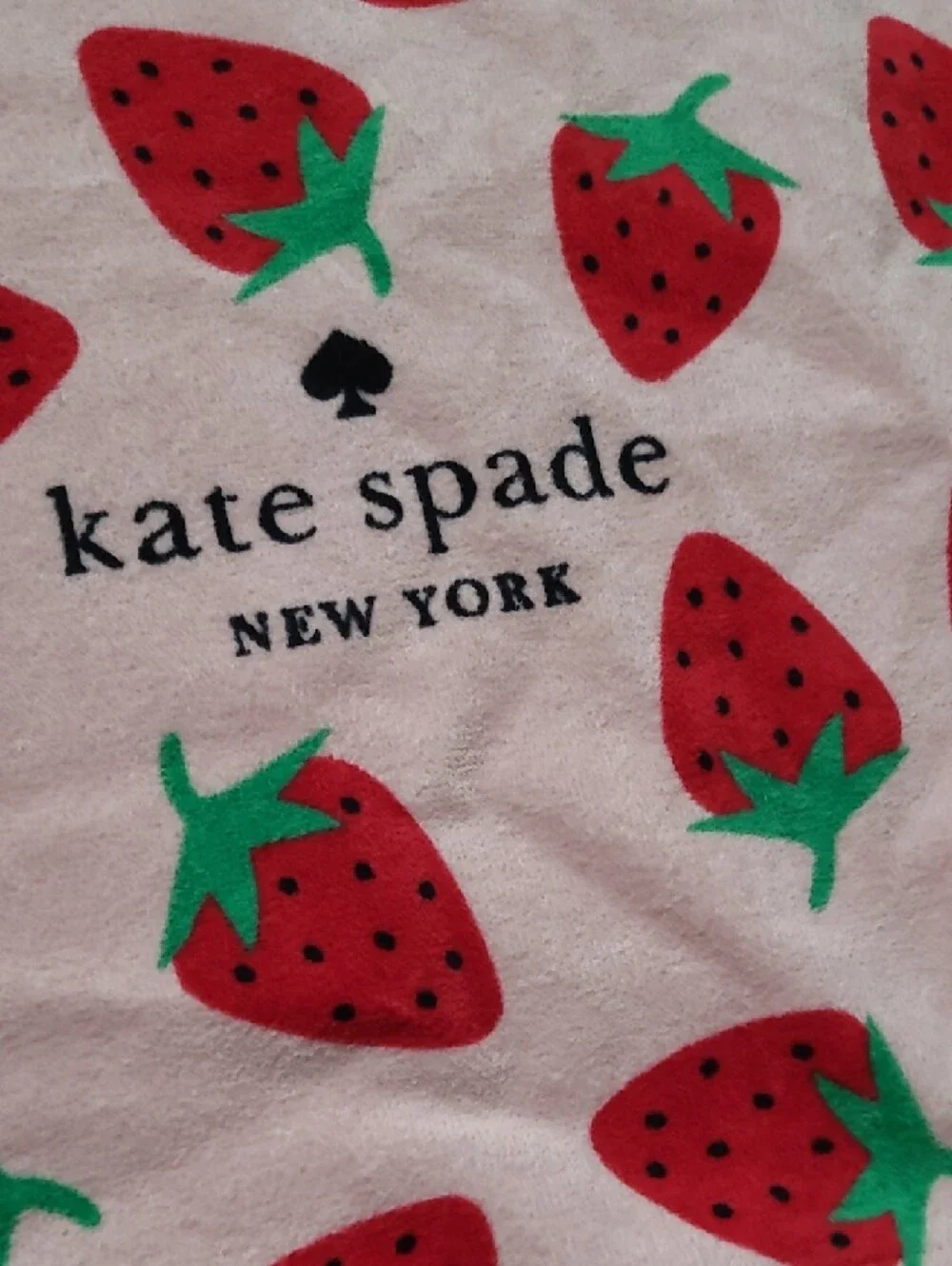 Kate Spade New Strawberries Beach Towel